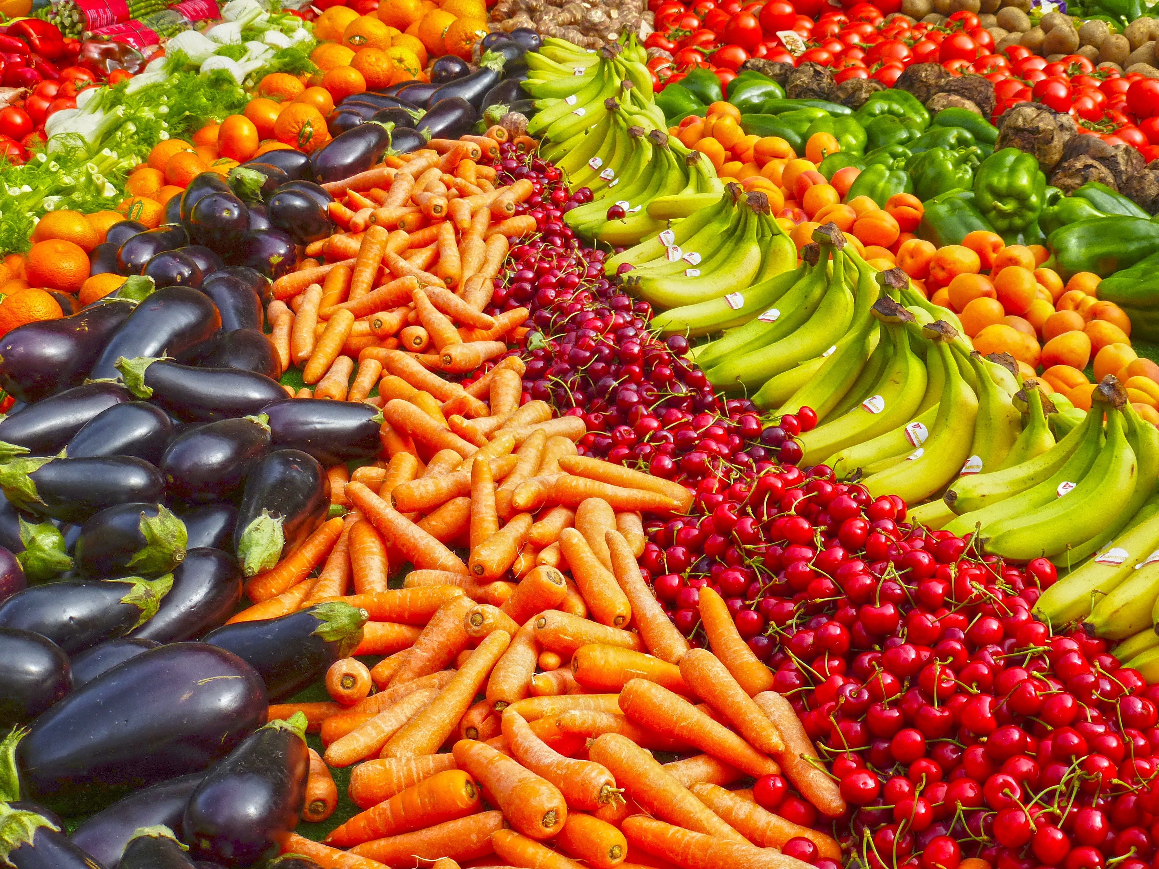 Full image of swaths of produce